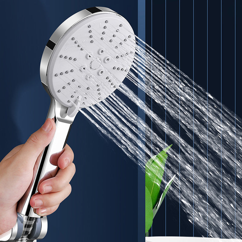 Contemporary Hand Shower Metal Shower Head with Adjustable Spray Pattern Clearhalo 'Bathroom Remodel & Bathroom Fixtures' 'Home Improvement' 'home_improvement' 'home_improvement_shower_heads' 'Shower Heads' 'shower_heads' 'Showers & Bathtubs Plumbing' 'Showers & Bathtubs' 6502914