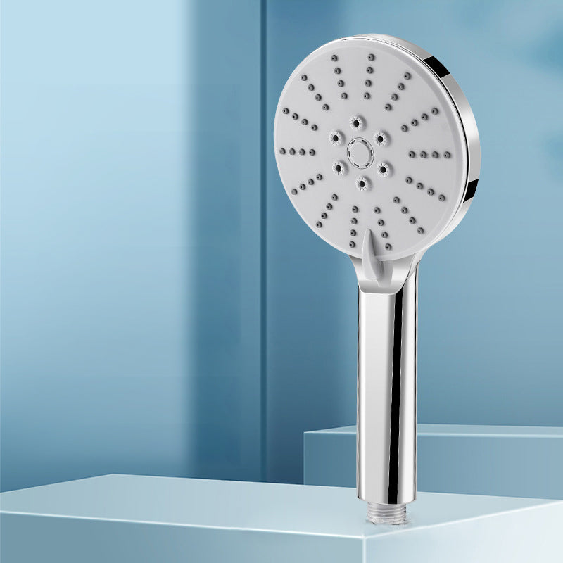 Contemporary Hand Shower Metal Shower Head with Adjustable Spray Pattern Chrome Clearhalo 'Bathroom Remodel & Bathroom Fixtures' 'Home Improvement' 'home_improvement' 'home_improvement_shower_heads' 'Shower Heads' 'shower_heads' 'Showers & Bathtubs Plumbing' 'Showers & Bathtubs' 6502915