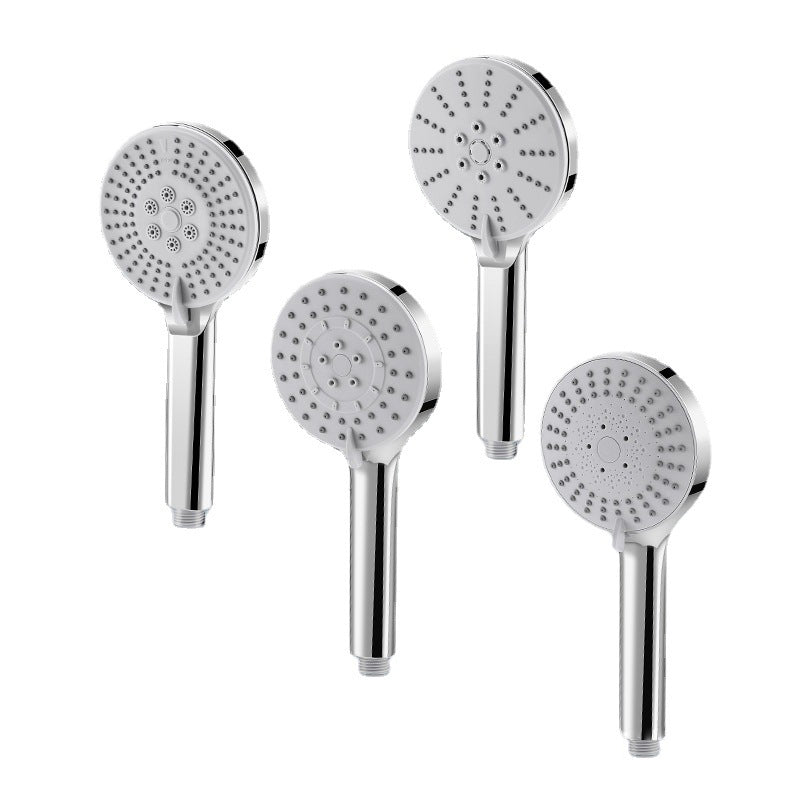 Contemporary Hand Shower Metal Shower Head with Adjustable Spray Pattern Clearhalo 'Bathroom Remodel & Bathroom Fixtures' 'Home Improvement' 'home_improvement' 'home_improvement_shower_heads' 'Shower Heads' 'shower_heads' 'Showers & Bathtubs Plumbing' 'Showers & Bathtubs' 6502922