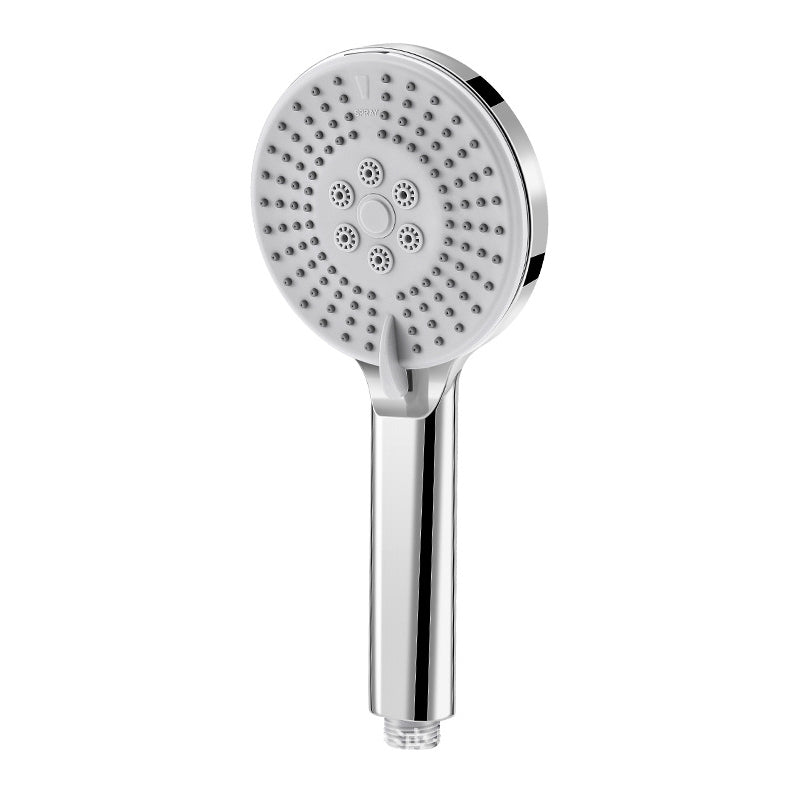 Contemporary Hand Shower Metal Shower Head with Adjustable Spray Pattern Clearhalo 'Bathroom Remodel & Bathroom Fixtures' 'Home Improvement' 'home_improvement' 'home_improvement_shower_heads' 'Shower Heads' 'shower_heads' 'Showers & Bathtubs Plumbing' 'Showers & Bathtubs' 6502928