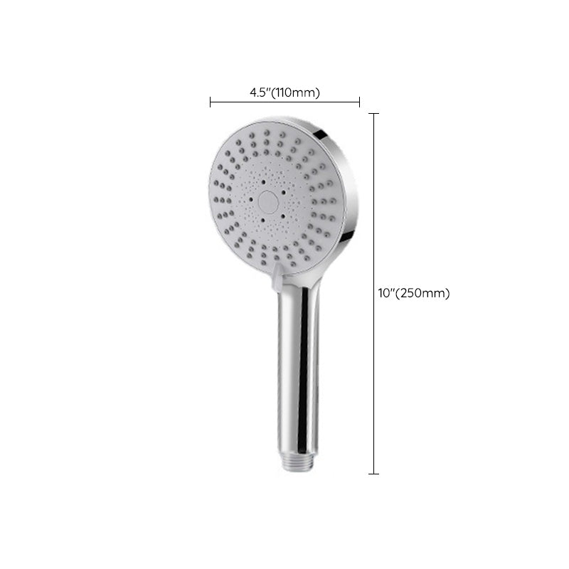 Contemporary Hand Shower Metal Shower Head with Adjustable Spray Pattern Clearhalo 'Bathroom Remodel & Bathroom Fixtures' 'Home Improvement' 'home_improvement' 'home_improvement_shower_heads' 'Shower Heads' 'shower_heads' 'Showers & Bathtubs Plumbing' 'Showers & Bathtubs' 6502936
