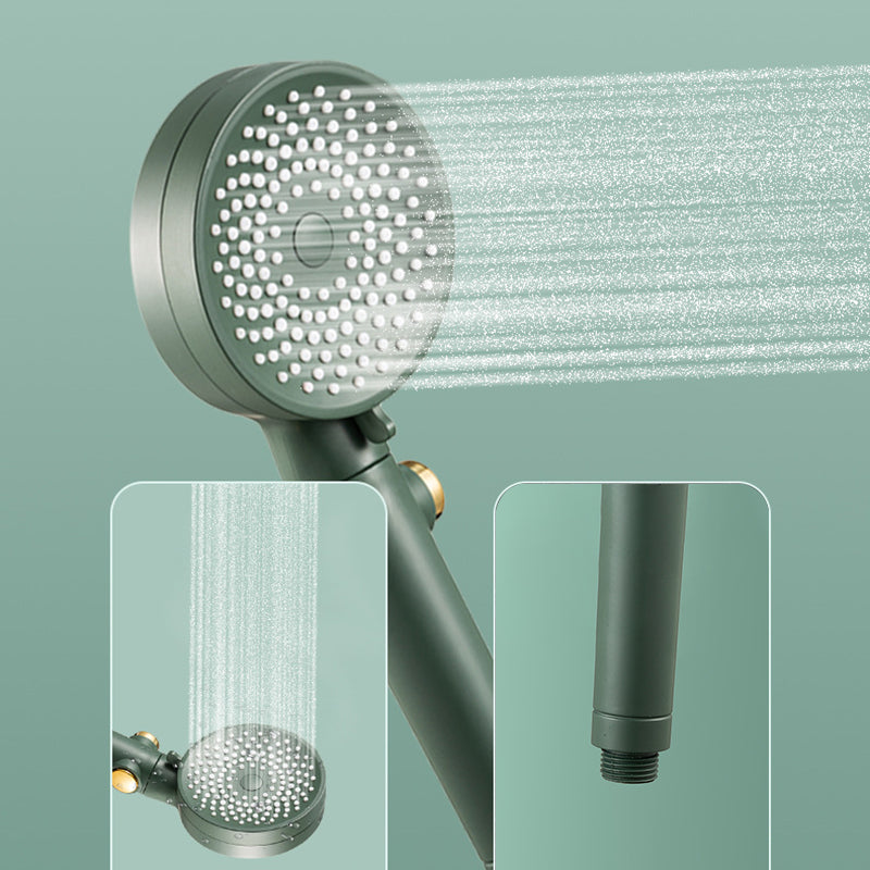 Contemporary Round Shower Head Combo Handheld Shower Head 9.8 Inch H Spray Head Clearhalo 'Bathroom Remodel & Bathroom Fixtures' 'Home Improvement' 'home_improvement' 'home_improvement_shower_heads' 'Shower Heads' 'shower_heads' 'Showers & Bathtubs Plumbing' 'Showers & Bathtubs' 6502956