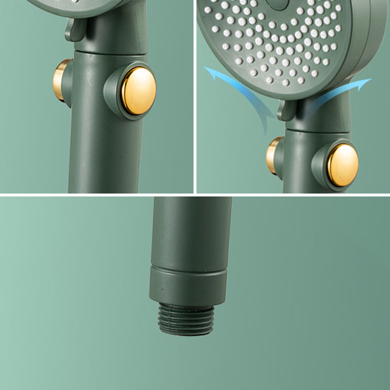 Contemporary Round Shower Head Combo Handheld Shower Head 9.8 Inch H Spray Head Clearhalo 'Bathroom Remodel & Bathroom Fixtures' 'Home Improvement' 'home_improvement' 'home_improvement_shower_heads' 'Shower Heads' 'shower_heads' 'Showers & Bathtubs Plumbing' 'Showers & Bathtubs' 6502963