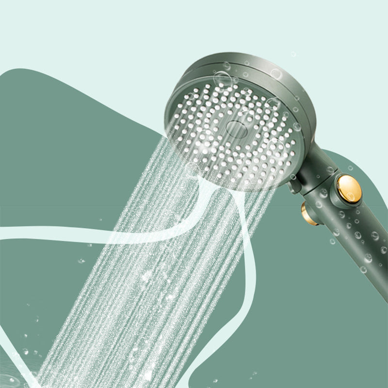 Contemporary Round Shower Head Combo Handheld Shower Head 9.8 Inch H Spray Head Clearhalo 'Bathroom Remodel & Bathroom Fixtures' 'Home Improvement' 'home_improvement' 'home_improvement_shower_heads' 'Shower Heads' 'shower_heads' 'Showers & Bathtubs Plumbing' 'Showers & Bathtubs' 6502972
