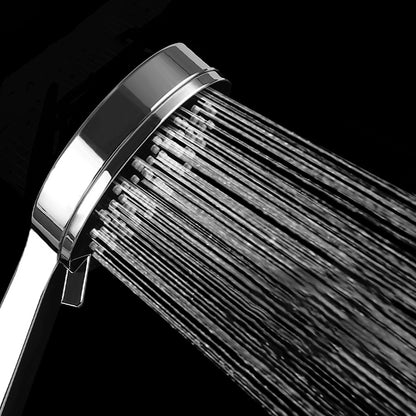 Contemporary Rain Fall Shower Head Combo Round Single Spray Shower Combo Hand Shower Clearhalo 'Bathroom Remodel & Bathroom Fixtures' 'Home Improvement' 'home_improvement' 'home_improvement_shower_heads' 'Shower Heads' 'shower_heads' 'Showers & Bathtubs Plumbing' 'Showers & Bathtubs' 6502975