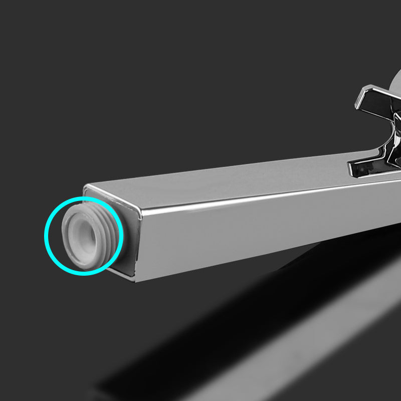 Contemporary Rain Fall Shower Head Combo Round Single Spray Shower Combo Clearhalo 'Bathroom Remodel & Bathroom Fixtures' 'Home Improvement' 'home_improvement' 'home_improvement_shower_heads' 'Shower Heads' 'shower_heads' 'Showers & Bathtubs Plumbing' 'Showers & Bathtubs' 6502980