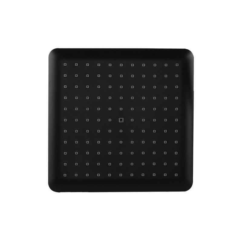 Modern Square Matte Black Shower Head Rain Fall Shower Head Combo Clearhalo 'Bathroom Remodel & Bathroom Fixtures' 'Home Improvement' 'home_improvement' 'home_improvement_shower_heads' 'Shower Heads' 'shower_heads' 'Showers & Bathtubs Plumbing' 'Showers & Bathtubs' 6502996