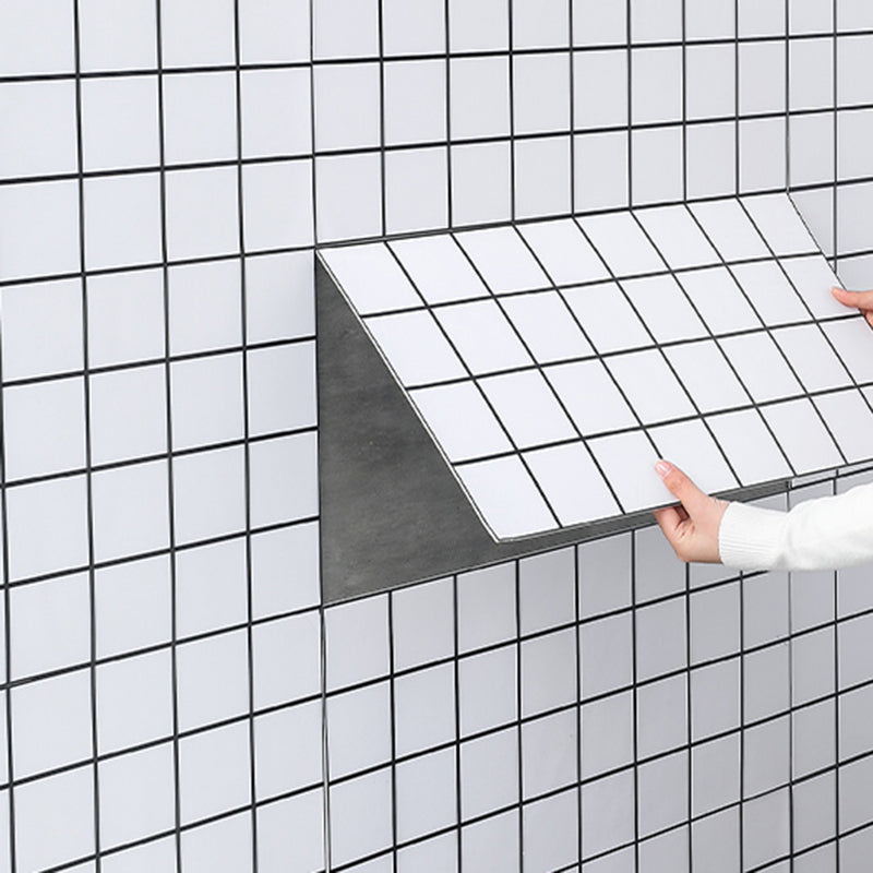 Modern Bathroom Wall Tile Peel and Stick Waterproof Imitation Ceramic Tile Clearhalo 'Flooring 'Home Improvement' 'home_improvement' 'home_improvement_peel_stick_blacksplash' 'Peel & Stick Backsplash Tile' 'peel_stick_blacksplash' 'Walls & Ceilings' Walls and Ceiling' 6503087