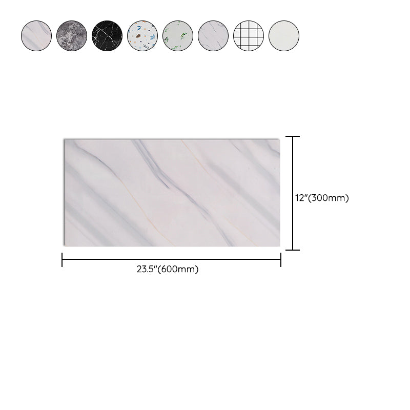 Modern Bathroom Wall Tile Peel and Stick Waterproof Imitation Ceramic Tile Clearhalo 'Flooring 'Home Improvement' 'home_improvement' 'home_improvement_peel_stick_blacksplash' 'Peel & Stick Backsplash Tile' 'peel_stick_blacksplash' 'Walls & Ceilings' Walls and Ceiling' 6503104