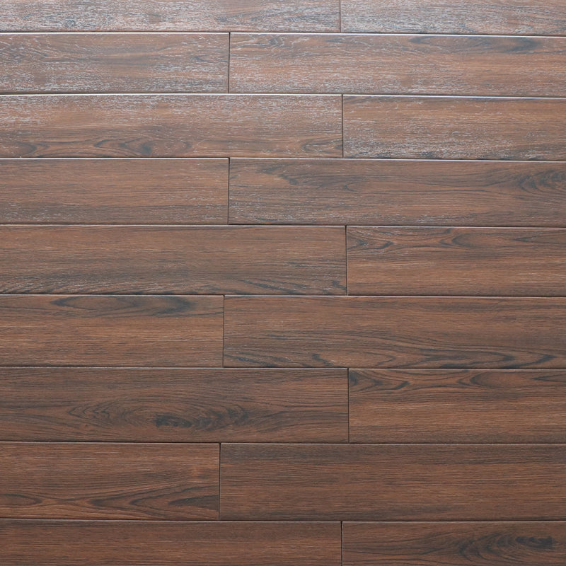 Indoor Rectangle Floor Tile Straight Edge Wood Pattern Floor Tile ...