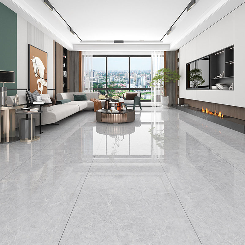 Indoor Floor Tile Straight Edge 29.5" X 59.0" Texture Pattern Polished Floor Tile Gray-White 6 Pieces Clearhalo 'Floor Tiles & Wall Tiles' 'floor_tiles_wall_tiles' 'Flooring 'Home Improvement' 'home_improvement' 'home_improvement_floor_tiles_wall_tiles' Walls and Ceiling' 6503317
