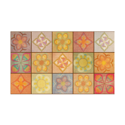 Kitchen Wall Tile Peel and Stick Floral Print Stick Wallpaper Yellow Clearhalo 'Flooring 'Home Improvement' 'home_improvement' 'home_improvement_peel_stick_blacksplash' 'Peel & Stick Backsplash Tile' 'peel_stick_blacksplash' 'Walls & Ceilings' Walls and Ceiling' 6503460