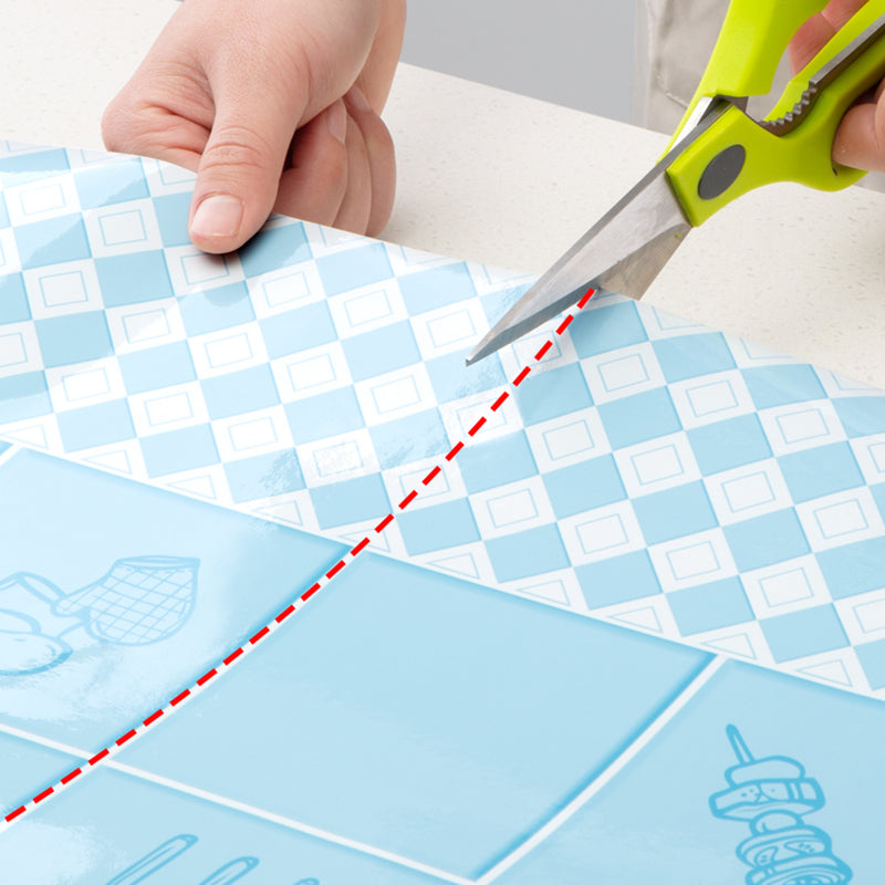 Modern Tile-Peel & Stick Plastic Square Peel and Stick Wall Tile for Kitchen Clearhalo 'Flooring 'Home Improvement' 'home_improvement' 'home_improvement_peel_stick_blacksplash' 'Peel & Stick Backsplash Tile' 'peel_stick_blacksplash' 'Walls & Ceilings' Walls and Ceiling' 6503741