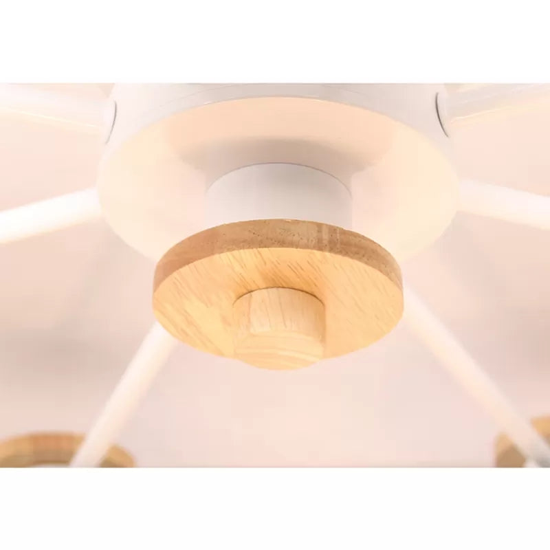 Bucket Shade Hanging Light Multi-Head Metal Chandelier for Kindergarten Foyer Clearhalo 'Ceiling Lights' 'Chandeliers' Lighting' options 65038