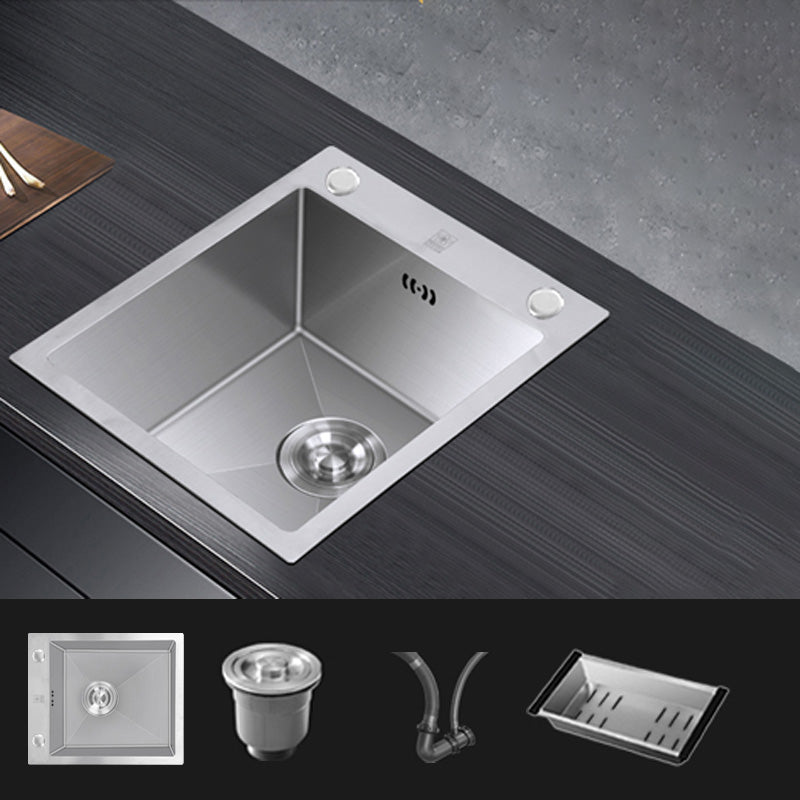 Modern Style Kitchen Sink Stainless Steel Drop-In Kitchen Sink Sink Only None Clearhalo 'Home Improvement' 'home_improvement' 'home_improvement_kitchen_sinks' 'Kitchen Remodel & Kitchen Fixtures' 'Kitchen Sinks & Faucet Components' 'Kitchen Sinks' 'kitchen_sinks' 6503851