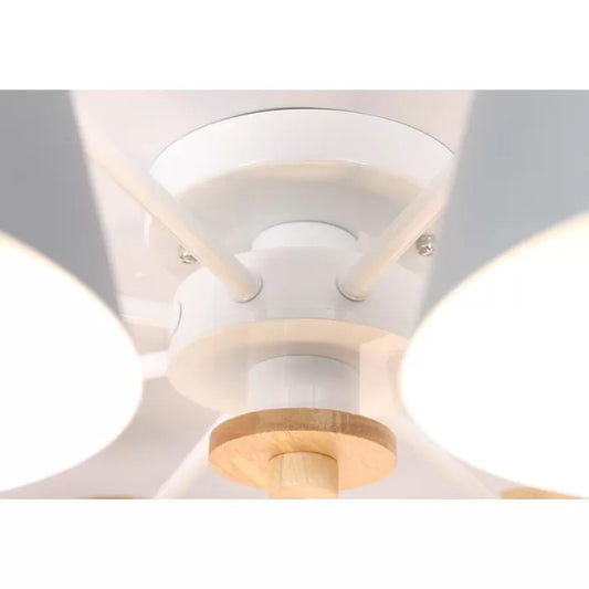 Bucket Shade Hanging Light Multi-Head Metal Chandelier for Kindergarten Foyer Clearhalo 'Ceiling Lights' 'Chandeliers' Lighting' options 65042