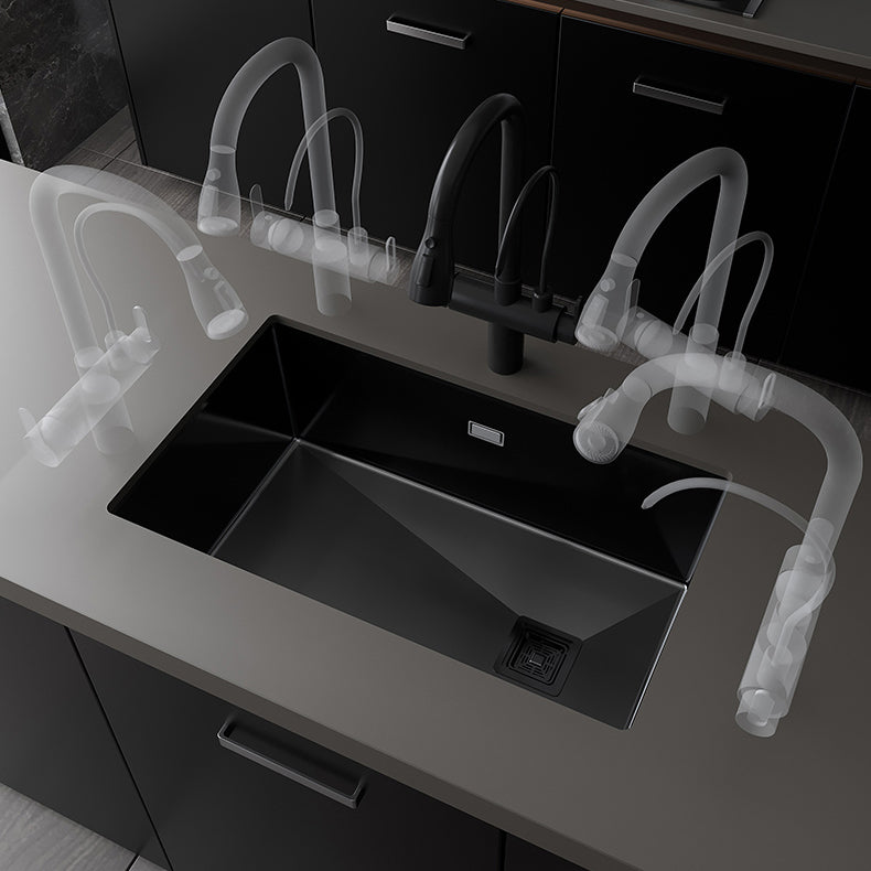 Modern Style Kitchen Sink Stainless Steel Undermount Kitchen Sink Clearhalo 'Home Improvement' 'home_improvement' 'home_improvement_kitchen_sinks' 'Kitchen Remodel & Kitchen Fixtures' 'Kitchen Sinks & Faucet Components' 'Kitchen Sinks' 'kitchen_sinks' 6510635