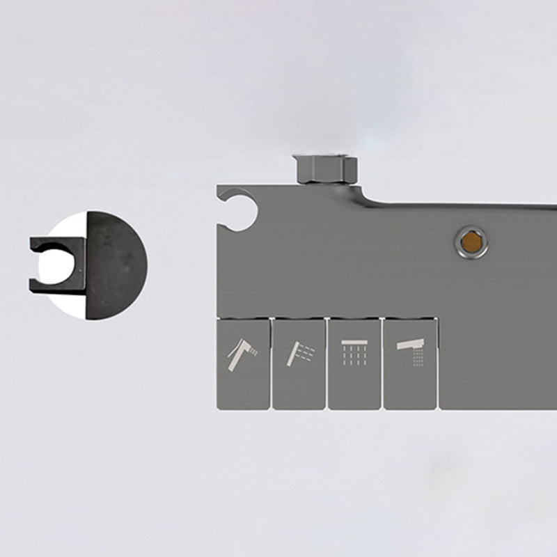 Brass Wall Mounted Shower System Slide Bar Included Shower Set Clearhalo 'Bathroom Remodel & Bathroom Fixtures' 'Home Improvement' 'home_improvement' 'home_improvement_shower_faucets' 'Shower Faucets & Systems' 'shower_faucets' 'Showers & Bathtubs Plumbing' 'Showers & Bathtubs' 6510924