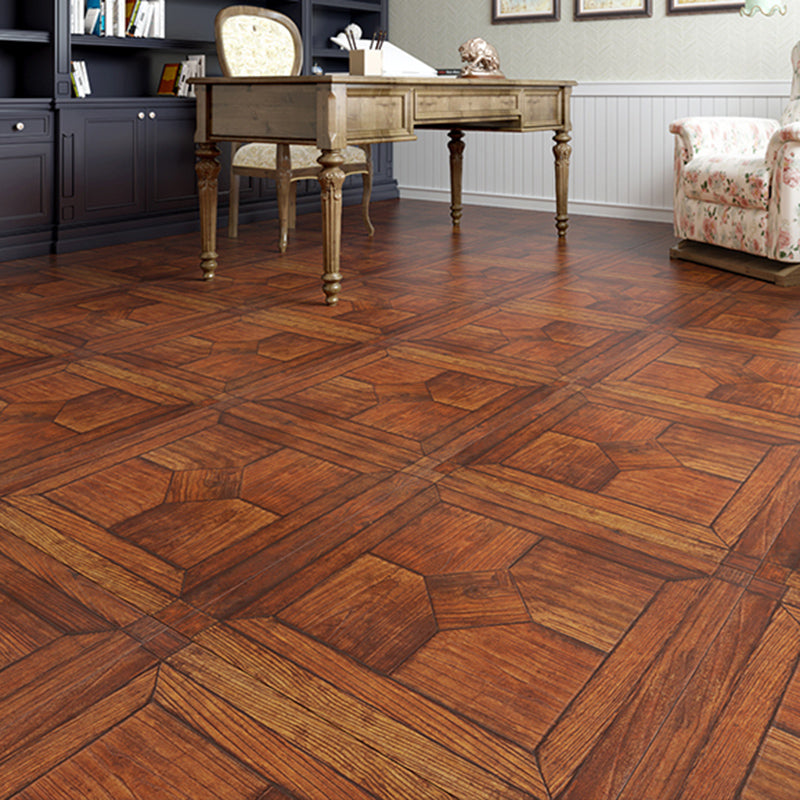 Vintage Laminate Plank Flooring Wood Pattern Living Room Laminate Floor Brown Clearhalo 'Flooring 'Home Improvement' 'home_improvement' 'home_improvement_laminate_flooring' 'Laminate Flooring' 'laminate_flooring' Walls and Ceiling' 6510966