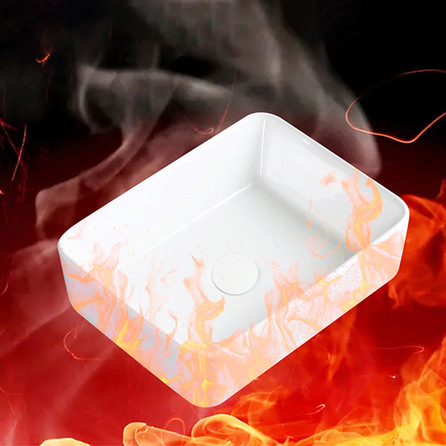 Modern Vessel Bathroom Sink Round Porcelain with Overflow Vessel Lavatory Sink Clearhalo 'Bathroom Remodel & Bathroom Fixtures' 'Bathroom Sinks & Faucet Components' 'Bathroom Sinks' 'bathroom_sink' 'Home Improvement' 'home_improvement' 'home_improvement_bathroom_sink' 6511250