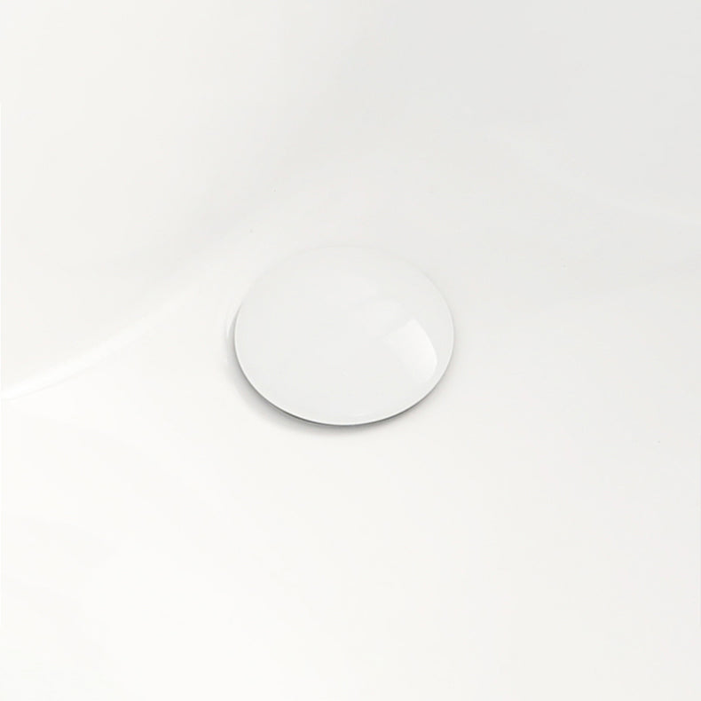 Modern Vessel Bathroom Sink Round Porcelain with Overflow Vessel Lavatory Sink Clearhalo 'Bathroom Remodel & Bathroom Fixtures' 'Bathroom Sinks & Faucet Components' 'Bathroom Sinks' 'bathroom_sink' 'Home Improvement' 'home_improvement' 'home_improvement_bathroom_sink' 6511251