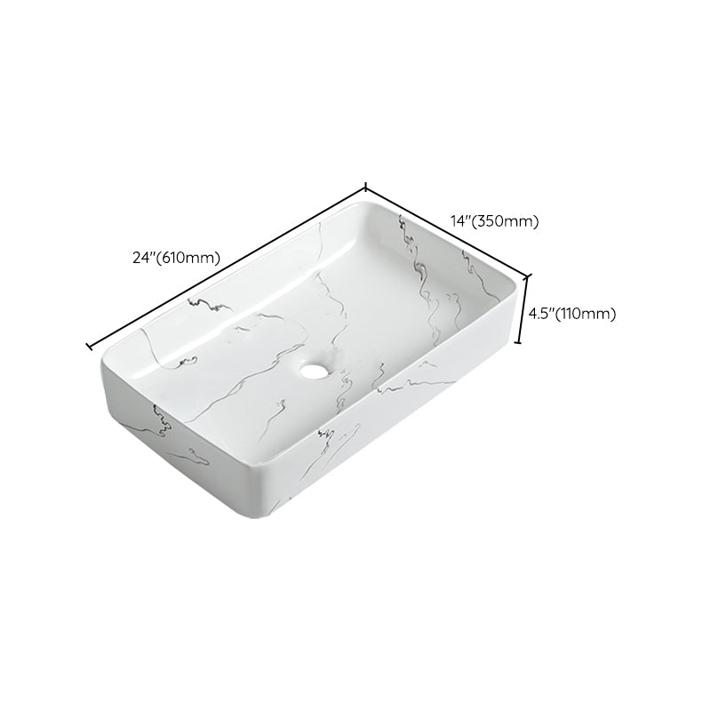 Modern Porcelain Trough Sink Oval-shape Trough Bathroom Sink Clearhalo 'Bathroom Remodel & Bathroom Fixtures' 'Bathroom Sinks & Faucet Components' 'Bathroom Sinks' 'bathroom_sink' 'Home Improvement' 'home_improvement' 'home_improvement_bathroom_sink' 6511319