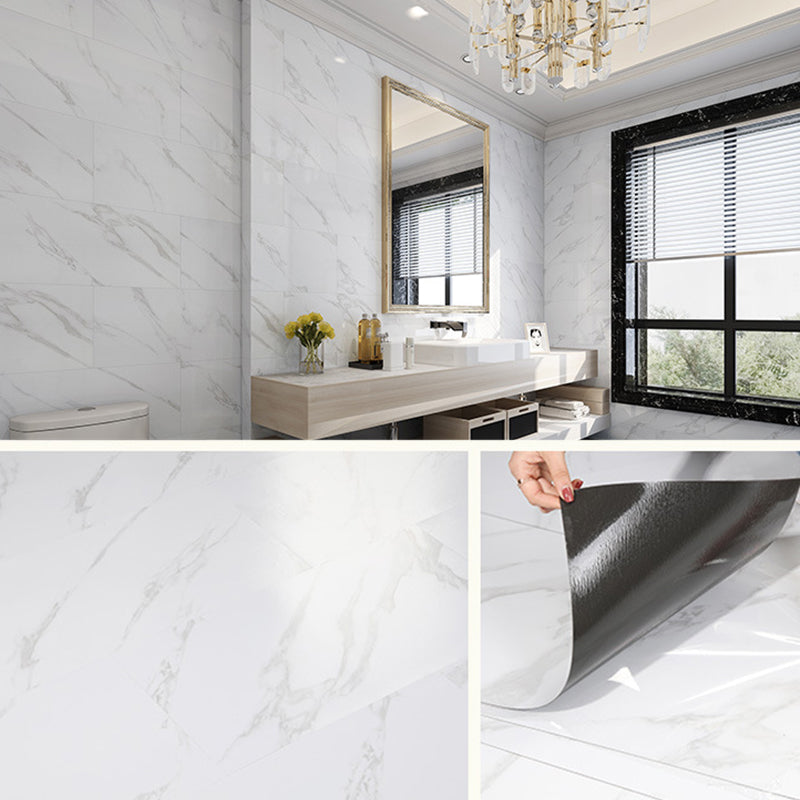 Modern Field Tile/Single Tile Wallpaper PVC Peel and Stick Backsplash Wall Tile Clearhalo 'Flooring 'Home Improvement' 'home_improvement' 'home_improvement_peel_stick_blacksplash' 'Peel & Stick Backsplash Tile' 'peel_stick_blacksplash' 'Walls & Ceilings' Walls and Ceiling' 6511698