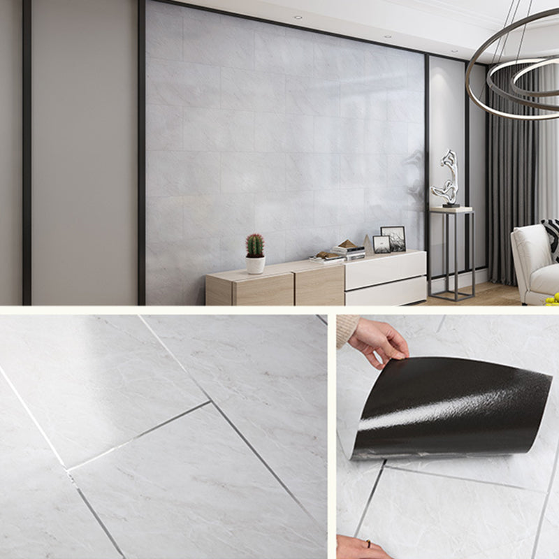 Modern Field Tile/Single Tile Wallpaper PVC Peel and Stick Backsplash Wall Tile Clearhalo 'Flooring 'Home Improvement' 'home_improvement' 'home_improvement_peel_stick_blacksplash' 'Peel & Stick Backsplash Tile' 'peel_stick_blacksplash' 'Walls & Ceilings' Walls and Ceiling' 6511702