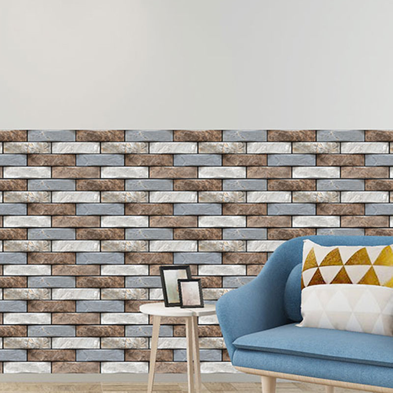 Modern PVC Field Tile/Single Tile Rectangular Peel and Stick Backsplash Wall Tile Clearhalo 'Flooring 'Home Improvement' 'home_improvement' 'home_improvement_peel_stick_blacksplash' 'Peel & Stick Backsplash Tile' 'peel_stick_blacksplash' 'Walls & Ceilings' Walls and Ceiling' 6511715
