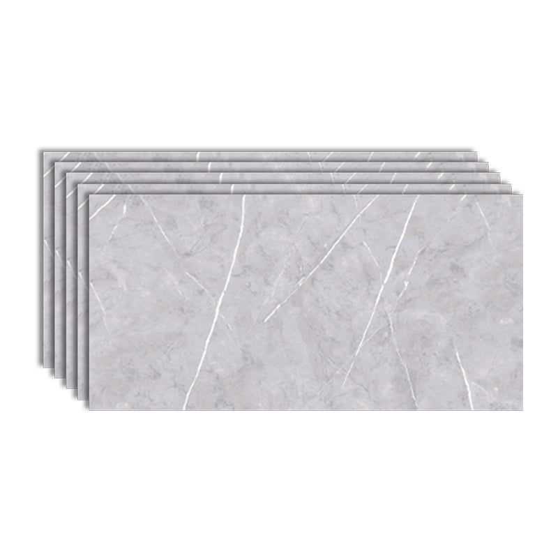 PVC Rectangular Wallpaper Modern Peel and Stick Backsplash Wall Tile White-Gray Clearhalo 'Flooring 'Home Improvement' 'home_improvement' 'home_improvement_peel_stick_blacksplash' 'Peel & Stick Backsplash Tile' 'peel_stick_blacksplash' 'Walls & Ceilings' Walls and Ceiling' 6511733