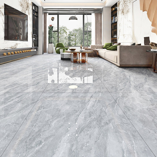 Square Matte Wall Tile Marble Gray Singular Tile for Floor Case Clearhalo 'Floor Tiles & Wall Tiles' 'floor_tiles_wall_tiles' 'Flooring 'Home Improvement' 'home_improvement' 'home_improvement_floor_tiles_wall_tiles' Walls and Ceiling' 6511785
