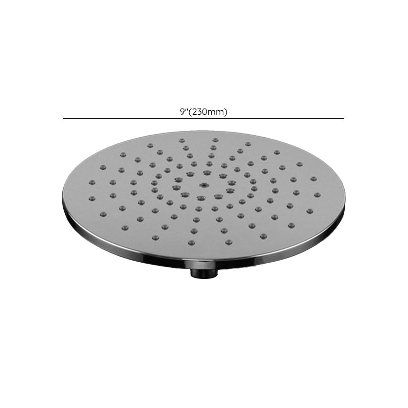 Ceiling and Wall Mounted Shower Head Combo Round Chrome Spray Head Clearhalo 'Bathroom Remodel & Bathroom Fixtures' 'Home Improvement' 'home_improvement' 'home_improvement_shower_heads' 'Shower Heads' 'shower_heads' 'Showers & Bathtubs Plumbing' 'Showers & Bathtubs' 6511822