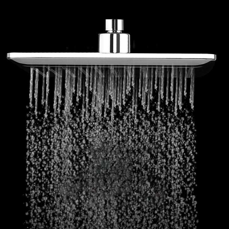 Chrome Square Shower Head Combo Wall Mounted and Ceiling Mounted Hand Shower Top Spray Clearhalo 'Bathroom Remodel & Bathroom Fixtures' 'Home Improvement' 'home_improvement' 'home_improvement_shower_heads' 'Shower Heads' 'shower_heads' 'Showers & Bathtubs Plumbing' 'Showers & Bathtubs' 6511824