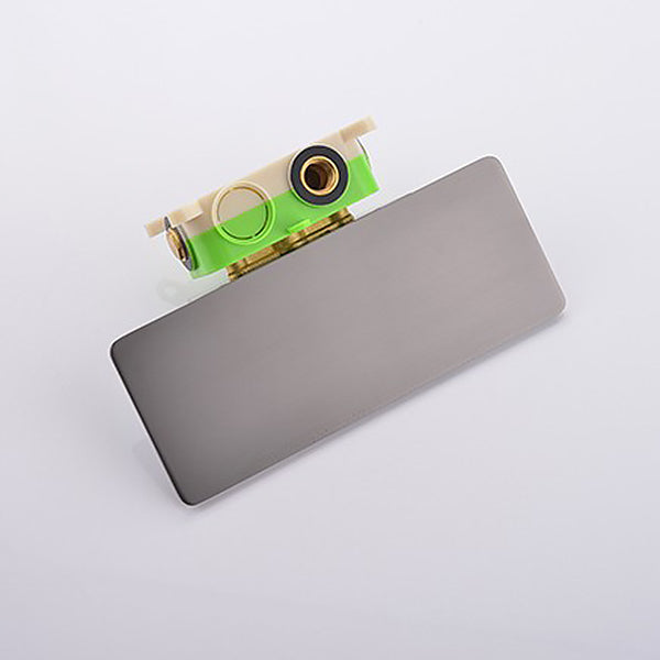 Bathroom Tub Spout Waterfall Wall Mounted Fixed Bathtub Faucet with Hose Clearhalo 'Bathroom Remodel & Bathroom Fixtures' 'Bathtub Faucets' 'bathtub_faucets' 'Home Improvement' 'home_improvement' 'home_improvement_bathtub_faucets' 6512014