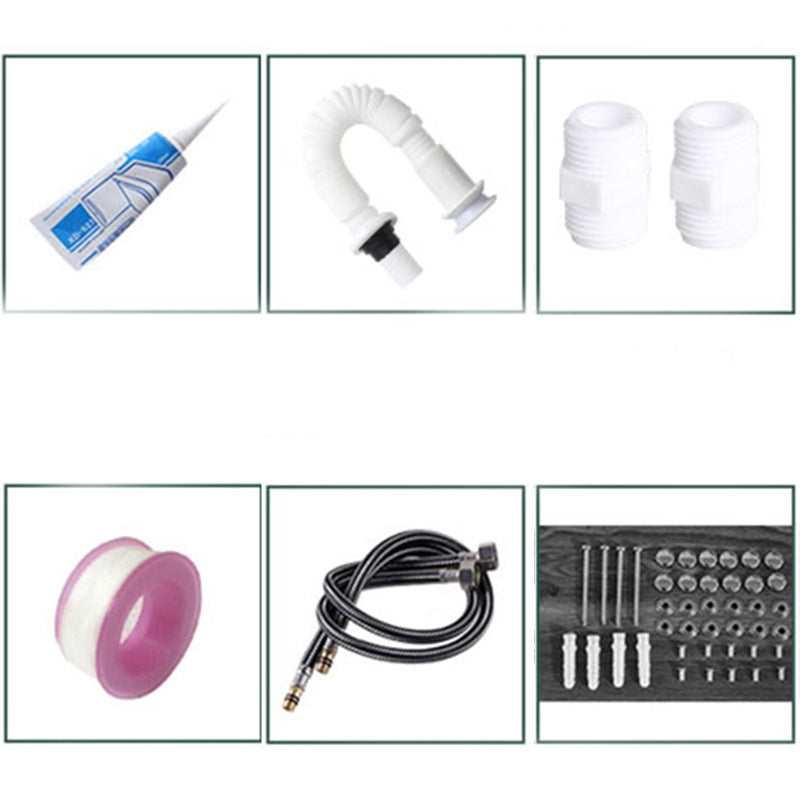 Bathroom Sink Vanity Rectangle Freestanding Mirror Standalone Cabinet Bath Vanity Clearhalo 'Bathroom Remodel & Bathroom Fixtures' 'Bathroom Vanities' 'bathroom_vanities' 'Home Improvement' 'home_improvement' 'home_improvement_bathroom_vanities' 6512098