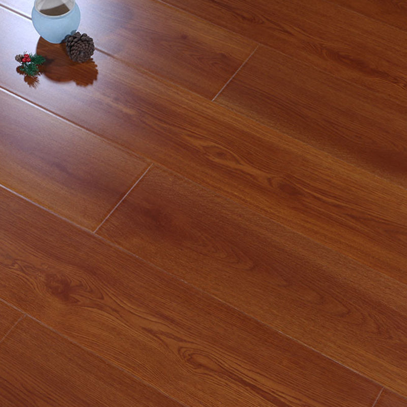 Scratch Resistant Laminate Flooring Click-Lock Laminate Plank Flooring Red Brown Clearhalo 'Flooring 'Home Improvement' 'home_improvement' 'home_improvement_laminate_flooring' 'Laminate Flooring' 'laminate_flooring' Walls and Ceiling' 6513470