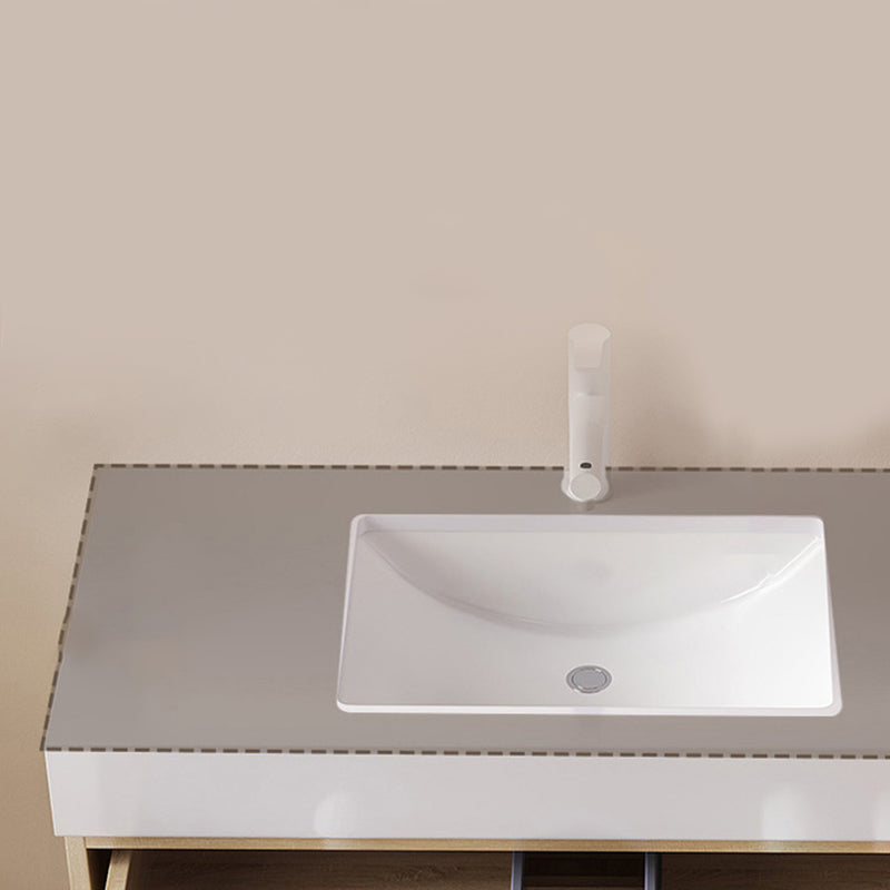 Contemporary Wood Sink Cabinet Bathroom Vanity Cabinet with Storage Clearhalo 'Bathroom Remodel & Bathroom Fixtures' 'Bathroom Vanities' 'bathroom_vanities' 'Home Improvement' 'home_improvement' 'home_improvement_bathroom_vanities' 6513516