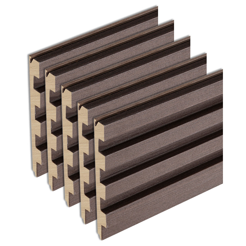 Modern Wall Panel Solid Color Nail Soundproof Living Room Wood Planks (12-Pack) Tan Clearhalo 'Flooring 'Home Improvement' 'home_improvement' 'home_improvement_wall_paneling' 'Wall Paneling' 'wall_paneling' 'Walls & Ceilings' Walls and Ceiling' 6513737