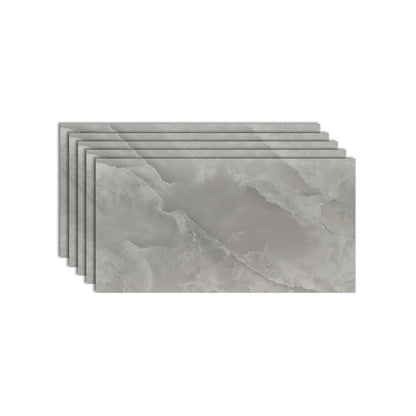 Rectangular Peel and Stick Backsplash Tile Modern Tile-Peel & Stick Smoke Gray 5-Piece Set Clearhalo 'Flooring 'Home Improvement' 'home_improvement' 'home_improvement_peel_stick_blacksplash' 'Peel & Stick Backsplash Tile' 'peel_stick_blacksplash' 'Walls & Ceilings' Walls and Ceiling' 6520652