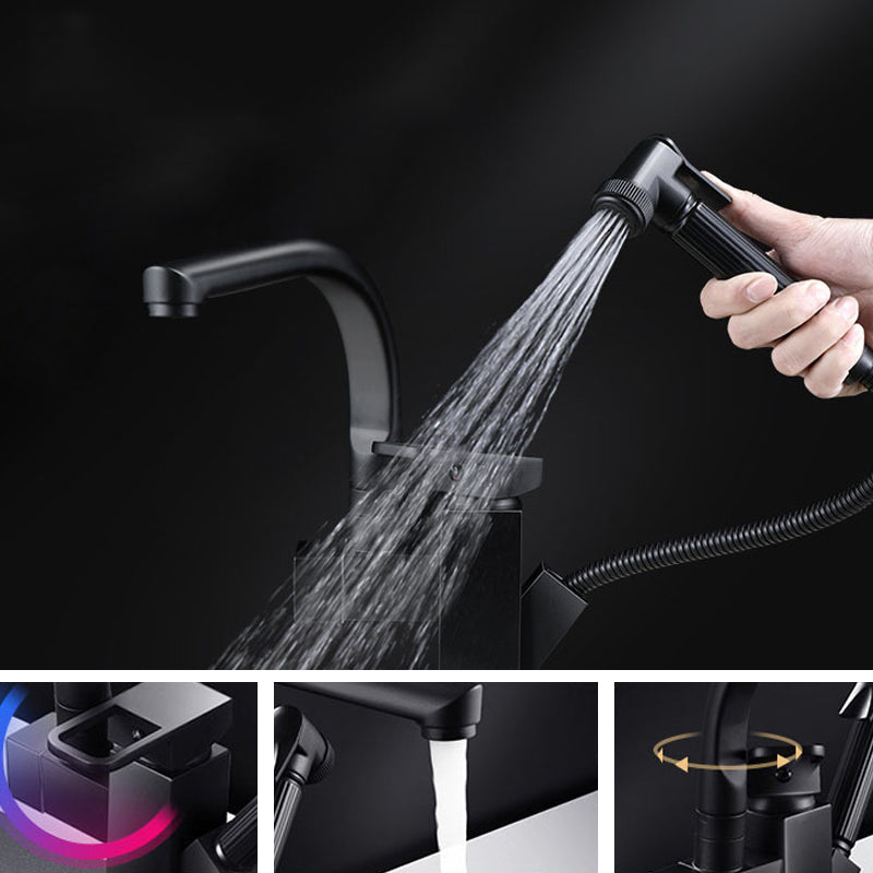 Traditional 1-Handle Faucet with Water Dispenser Standard Kitchen Faucet Clearhalo 'Home Improvement' 'home_improvement' 'home_improvement_kitchen_faucets' 'Kitchen Faucets' 'Kitchen Remodel & Kitchen Fixtures' 'Kitchen Sinks & Faucet Components' 'kitchen_faucets' 6527970