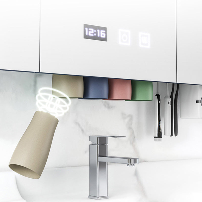 Gorgeous Wooden Sink Vanity Blue Wall Mount Vanity Cabinet with Mirror Cabinet Clearhalo 'Bathroom Remodel & Bathroom Fixtures' 'Bathroom Vanities' 'bathroom_vanities' 'Home Improvement' 'home_improvement' 'home_improvement_bathroom_vanities' 6528015