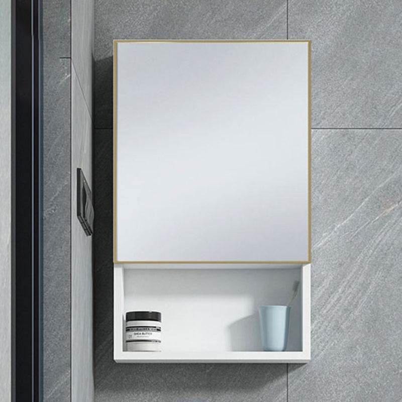 Contemporary Sink Vanity Solid Color Mirror Cabinet Space Saver Vanity for Bathroom Clearhalo 'Bathroom Remodel & Bathroom Fixtures' 'Bathroom Vanities' 'bathroom_vanities' 'Home Improvement' 'home_improvement' 'home_improvement_bathroom_vanities' 6528120