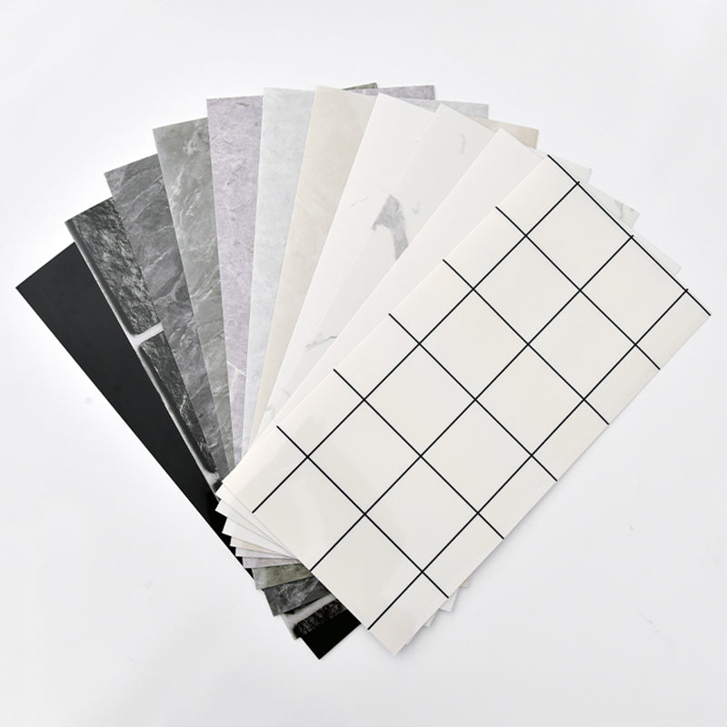 Modern Peel and Stick Backsplash Wall Tile Rectangular Peel and Stick Wall Tile Clearhalo 'Flooring 'Home Improvement' 'home_improvement' 'home_improvement_peel_stick_blacksplash' 'Peel & Stick Backsplash Tile' 'peel_stick_blacksplash' 'Walls & Ceilings' Walls and Ceiling' 6528443