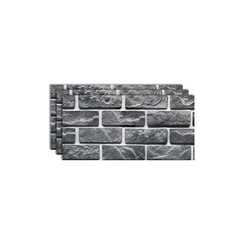 Modern Peel and Stick Backsplash Wall Tile Rectangular Peel and Stick Wall Tile Gray-White Clearhalo 'Flooring 'Home Improvement' 'home_improvement' 'home_improvement_peel_stick_blacksplash' 'Peel & Stick Backsplash Tile' 'peel_stick_blacksplash' 'Walls & Ceilings' Walls and Ceiling' 6528446