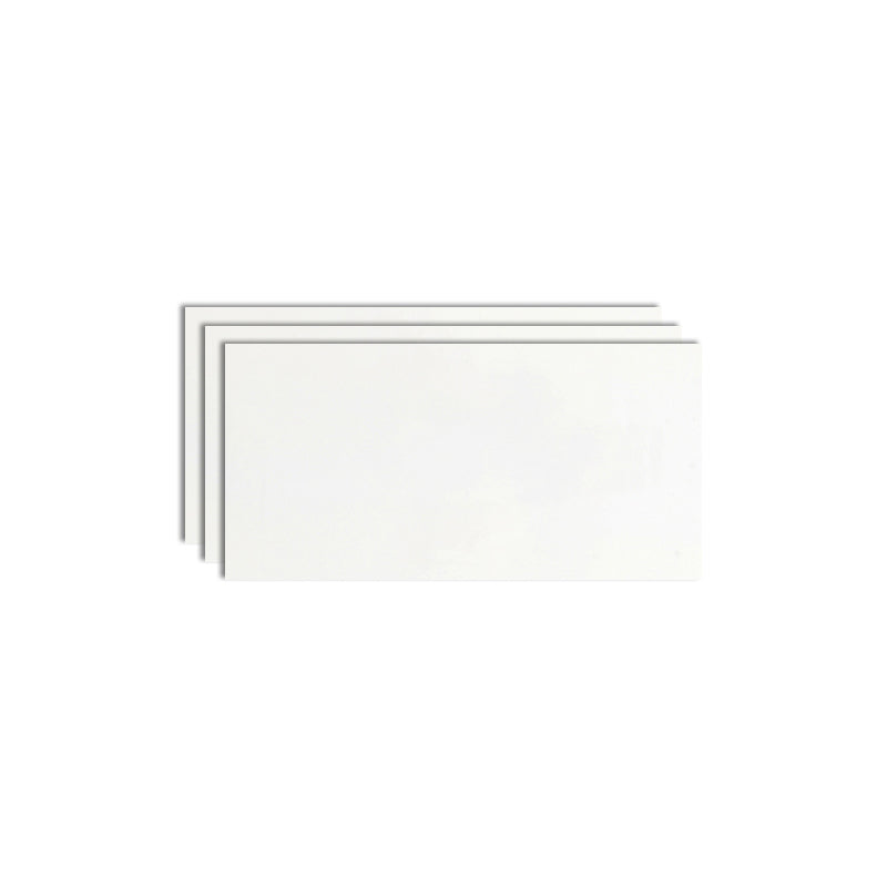 Modern Peel and Stick Backsplash Wall Tile Rectangular Peel and Stick Wall Tile Gloss White Clearhalo 'Flooring 'Home Improvement' 'home_improvement' 'home_improvement_peel_stick_blacksplash' 'Peel & Stick Backsplash Tile' 'peel_stick_blacksplash' 'Walls & Ceilings' Walls and Ceiling' 6528447