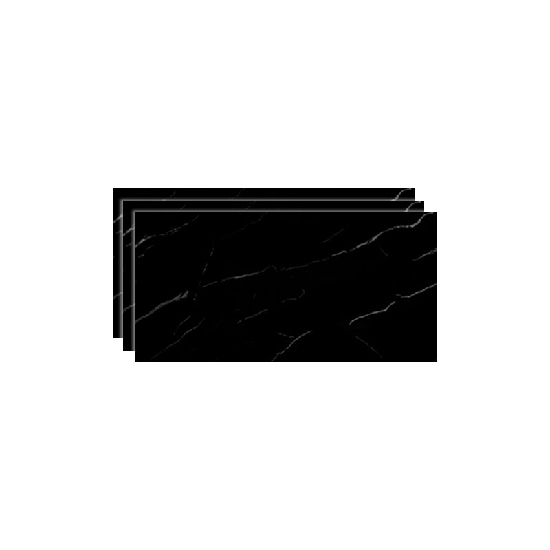 Modern Peel and Stick Backsplash Wall Tile Rectangular Peel and Stick Wall Tile Black Clearhalo 'Flooring 'Home Improvement' 'home_improvement' 'home_improvement_peel_stick_blacksplash' 'Peel & Stick Backsplash Tile' 'peel_stick_blacksplash' 'Walls & Ceilings' Walls and Ceiling' 6528455