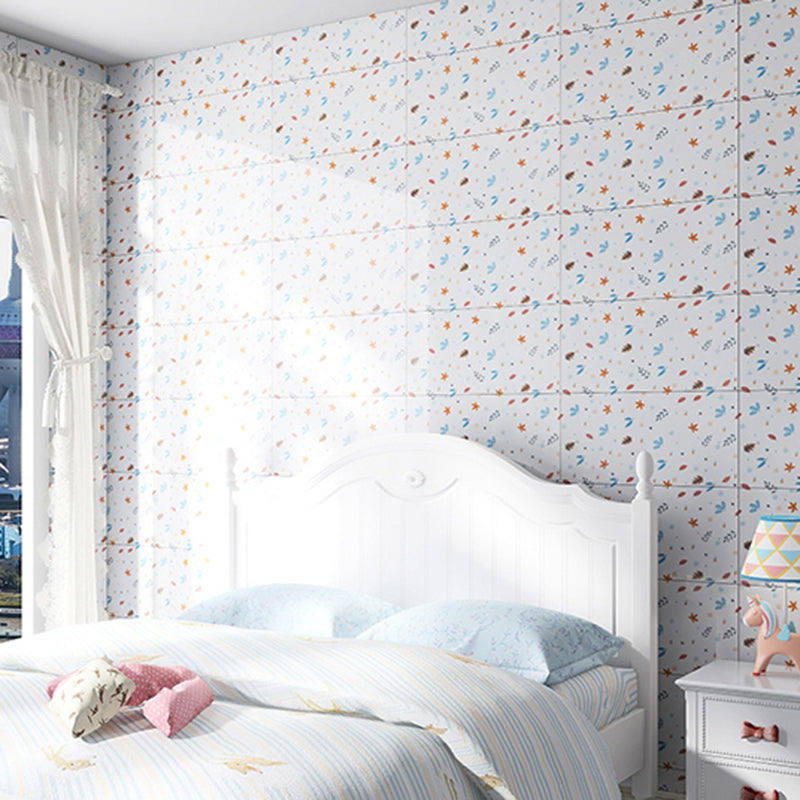 Modern Peel and Stick Backsplash Wall Tile Rectangular Peel and Stick Wall Tile White-Green-Yellow 30-Piece Set Clearhalo 'Flooring 'Home Improvement' 'home_improvement' 'home_improvement_peel_stick_blacksplash' 'Peel & Stick Backsplash Tile' 'peel_stick_blacksplash' 'Walls & Ceilings' Walls and Ceiling' 6528463