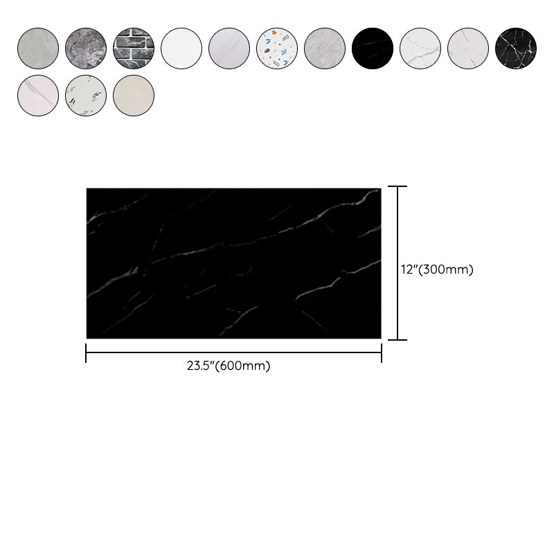 Modern Peel and Stick Backsplash Wall Tile Rectangular Peel and Stick Wall Tile Clearhalo 'Flooring 'Home Improvement' 'home_improvement' 'home_improvement_peel_stick_blacksplash' 'Peel & Stick Backsplash Tile' 'peel_stick_blacksplash' 'Walls & Ceilings' Walls and Ceiling' 6528469