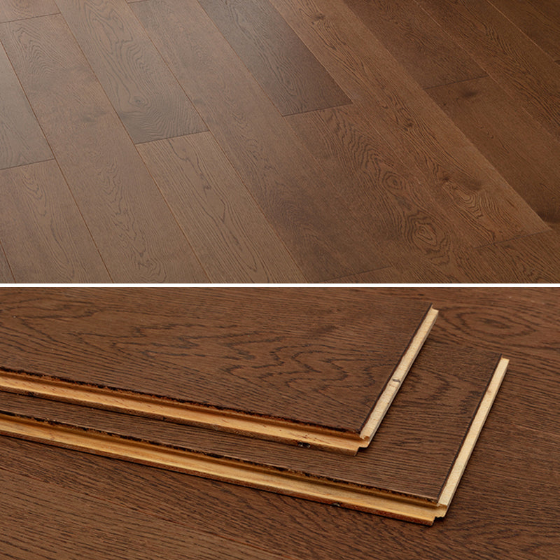 Modern Medium Laminate Flooring Natural Oak Laminate Plank Flooring Clearhalo 'Flooring 'Home Improvement' 'home_improvement' 'home_improvement_laminate_flooring' 'Laminate Flooring' 'laminate_flooring' Walls and Ceiling' 6528669