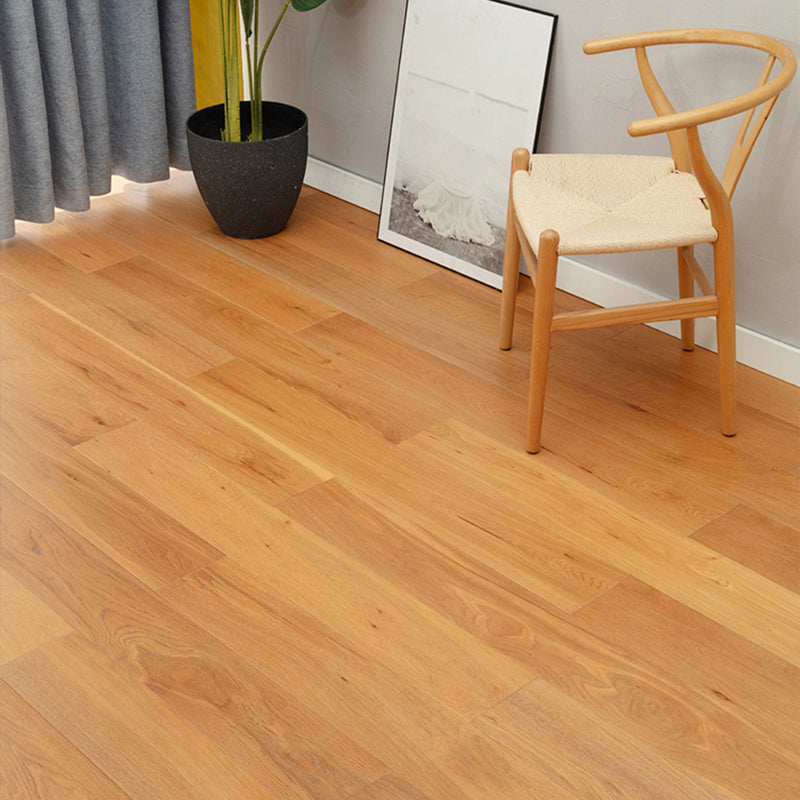 Modern Medium Laminate Flooring Natural Oak Laminate Plank Flooring Orange Clearhalo 'Flooring 'Home Improvement' 'home_improvement' 'home_improvement_laminate_flooring' 'Laminate Flooring' 'laminate_flooring' Walls and Ceiling' 6528670